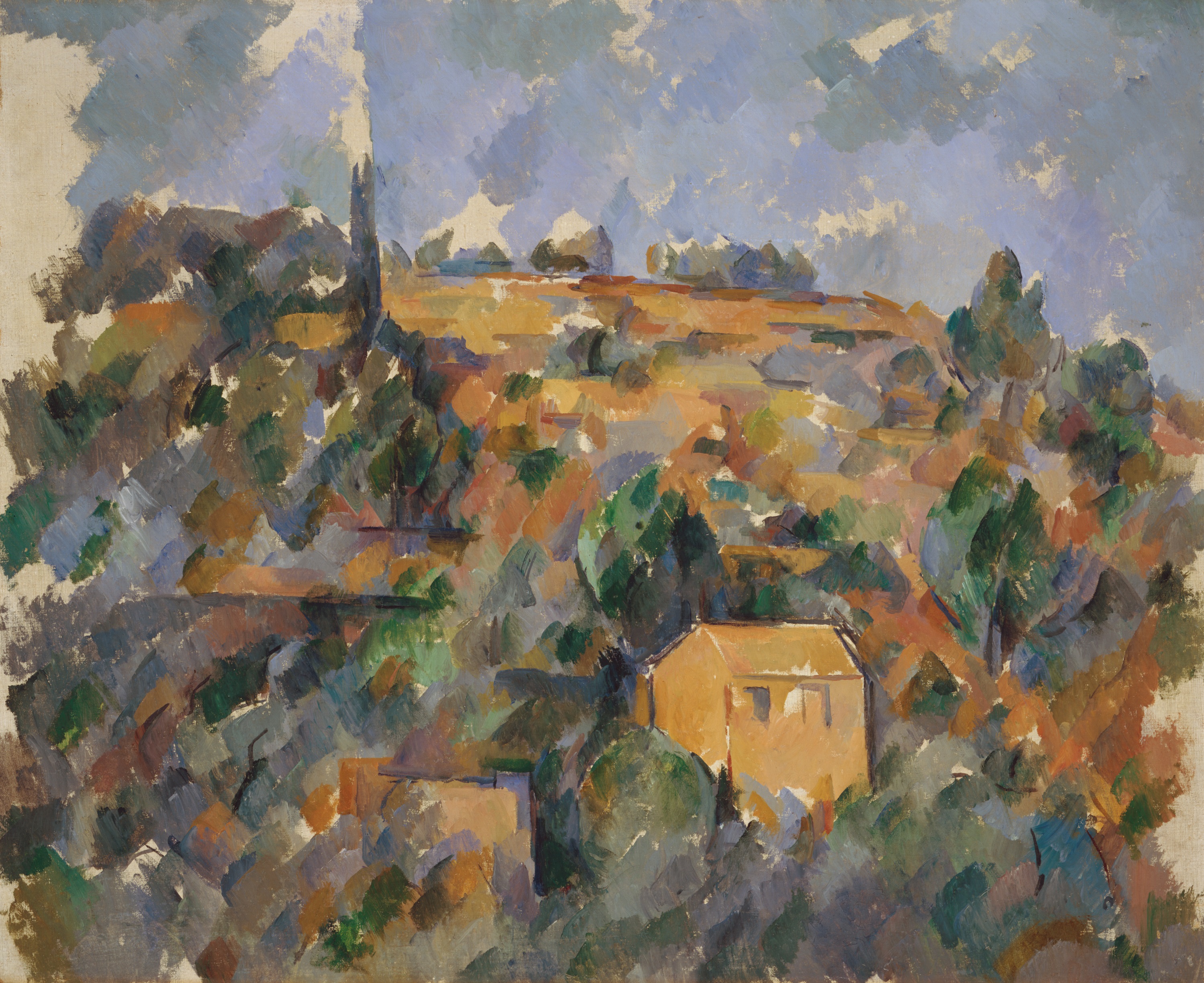 Cezanne house
                              on the hill
