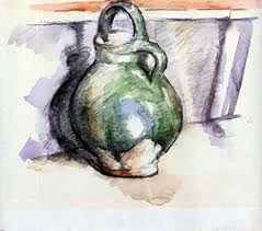 Cezanne green
                          pitcher